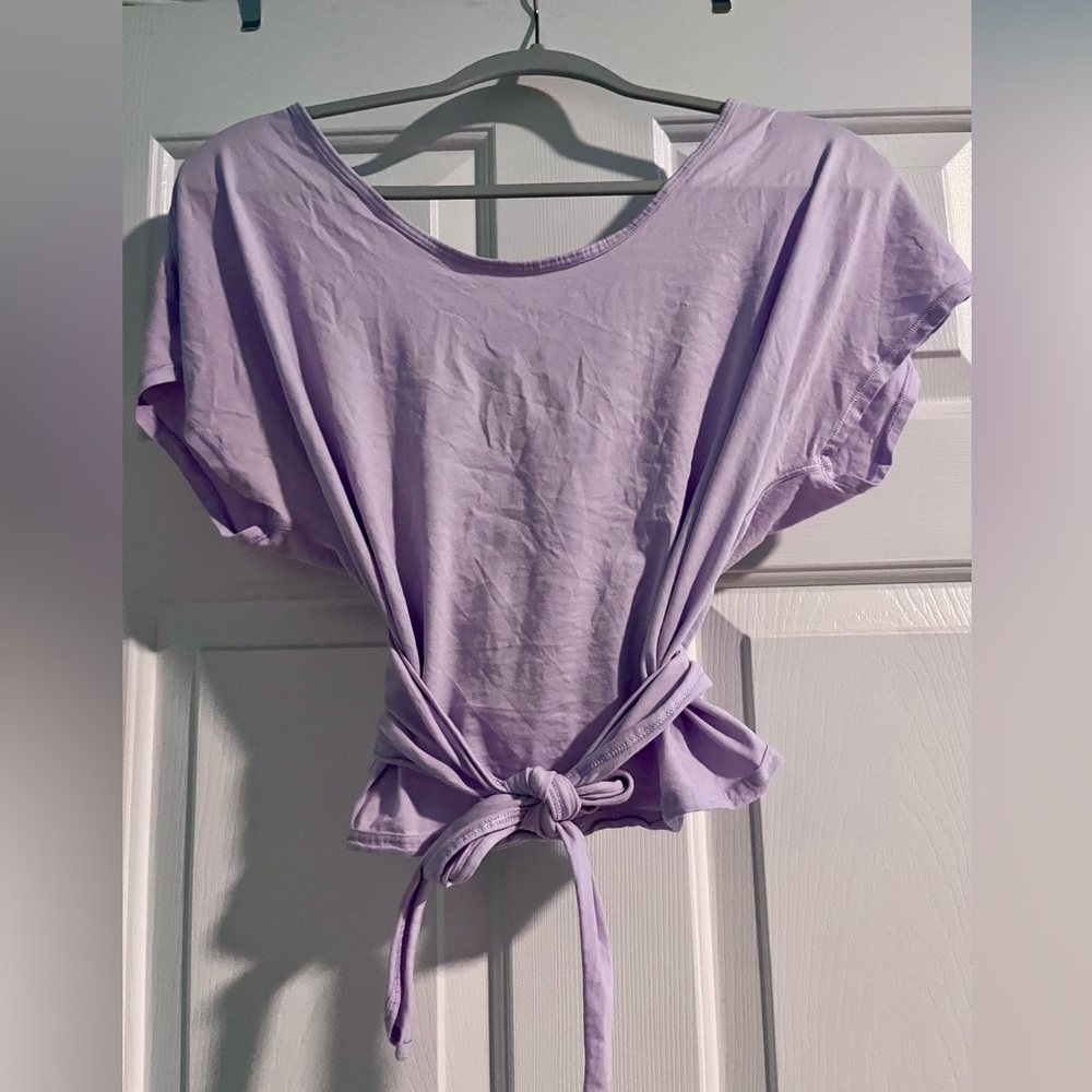 Lululemon Tie-Front Tee